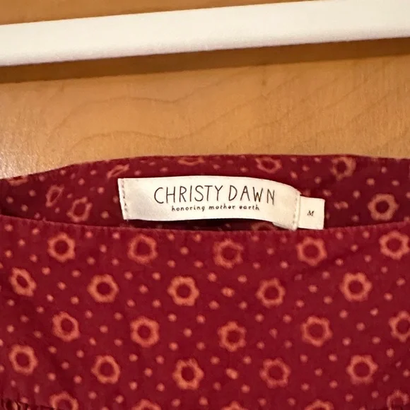 Christy Dawn Sabrina Dress in Red Petunia Dot - Picture 6 of 7